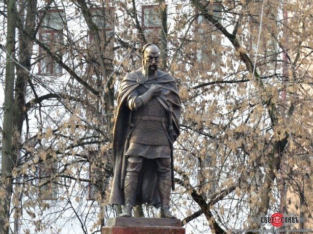 Открытие памятника князю Светославу в Серпухове